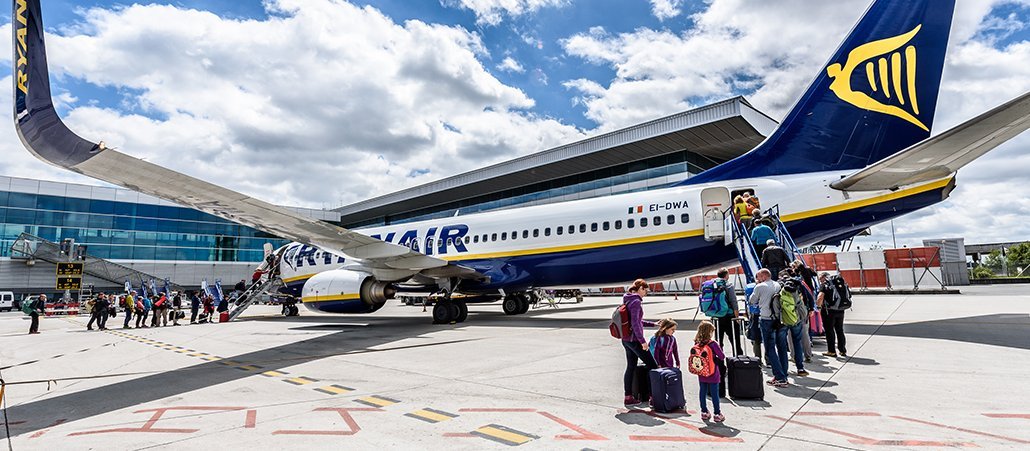 Ryanair scala la classifica delle compagnie aeree