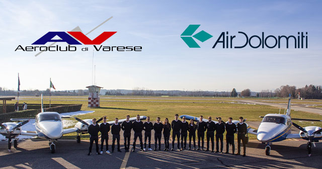 Concluso il secondo corso ATPL di Aeroclub Varese con Air Dolomiti